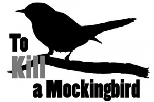 To Kill A Mockingbird, picture of a bird on a branch