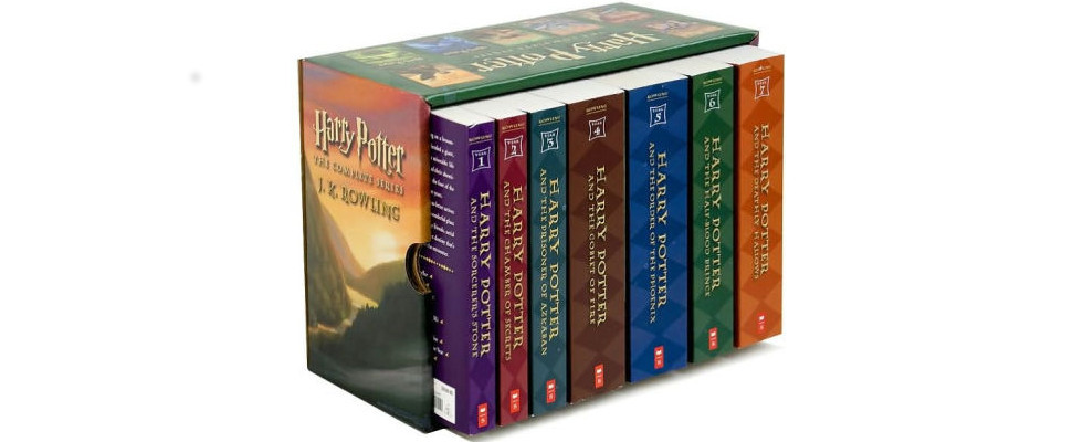 A full set of Harry Potter Books