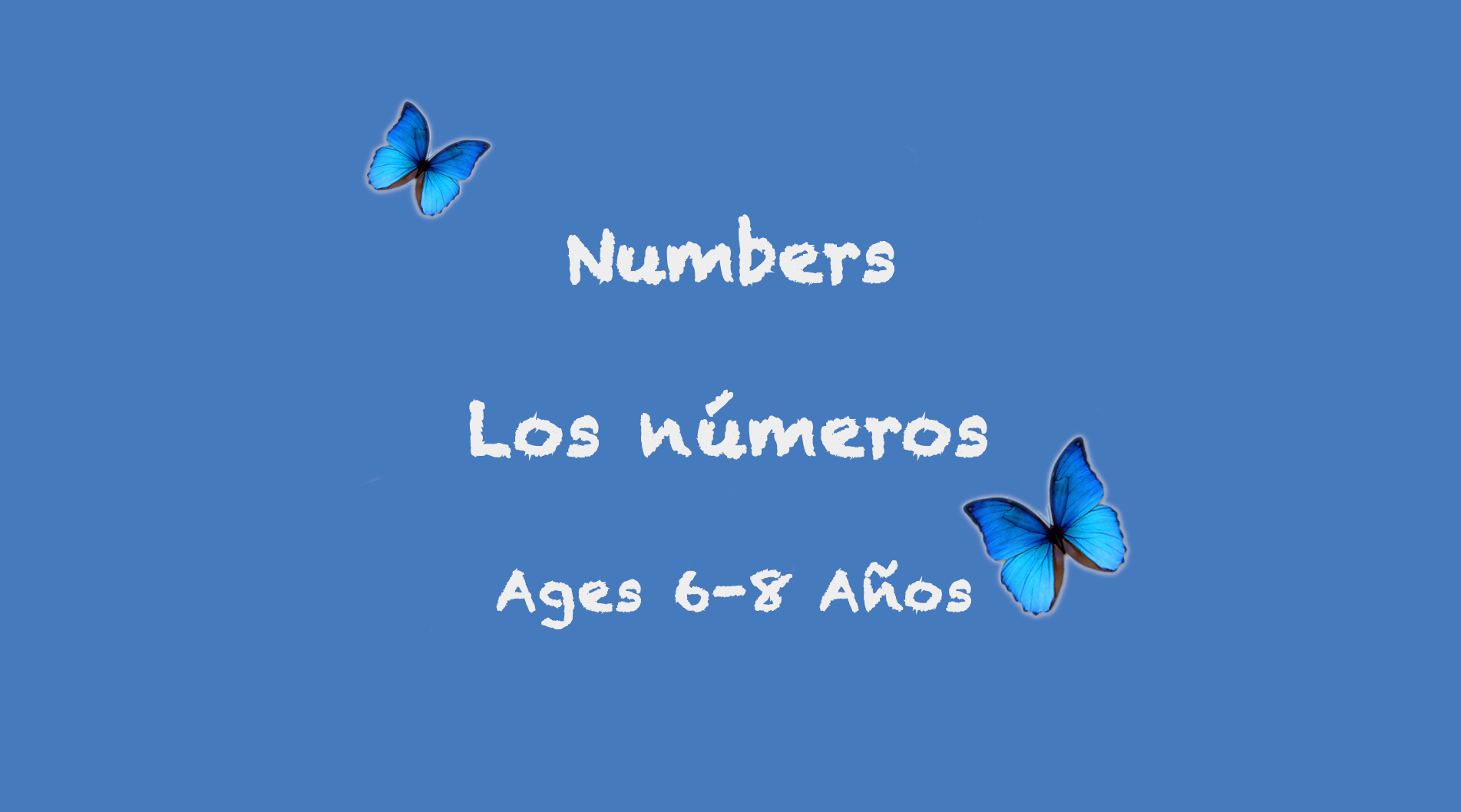 Números para niños de 6 a 8 años