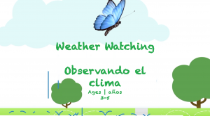Week 21 Weather Watching Card Ages 3-5