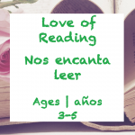 Week 27 Love of Reading Card Ages 3-5