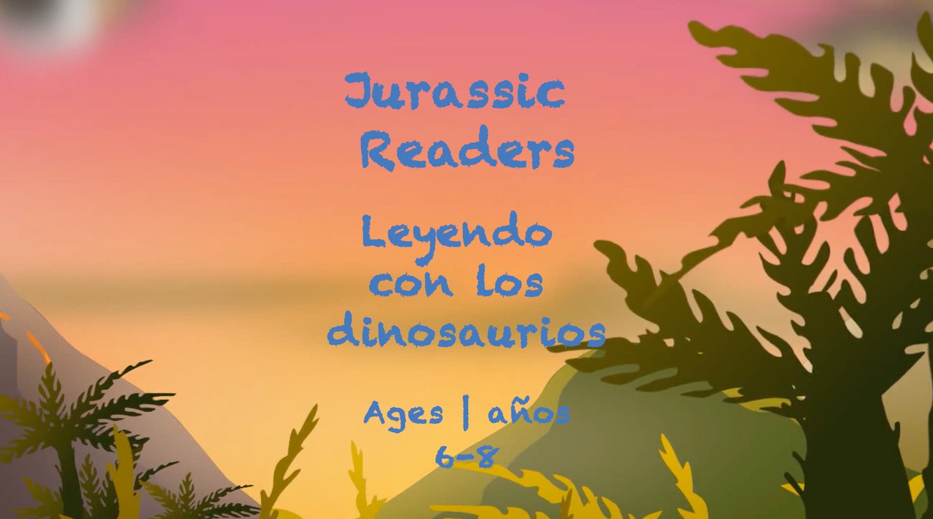 Jurassic Readers for 6-8 year olds
