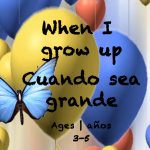 Week 35 When I Grow Up Card Ages 3-5
