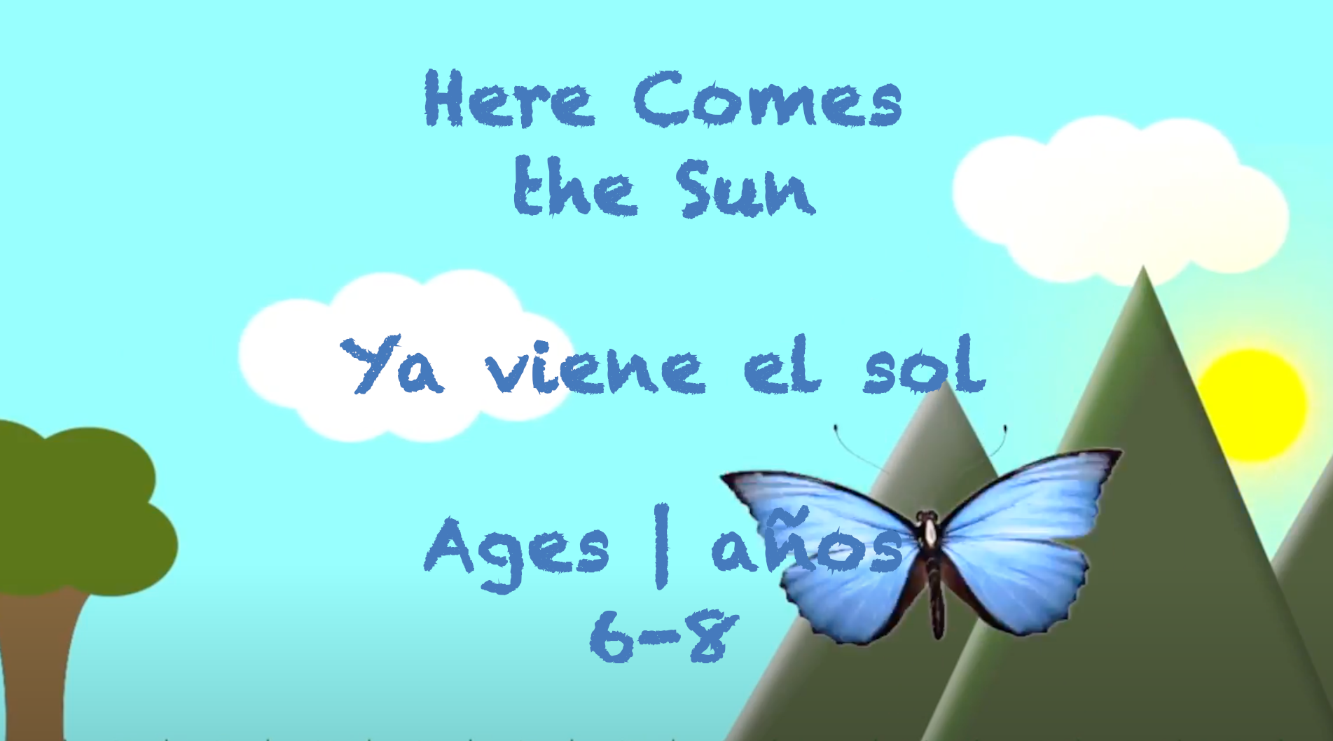 Here Comes the Sun for 6-8 year olds