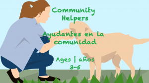 Semana 39 Tarjeta de ayudante de la comunidad Edades 3-5